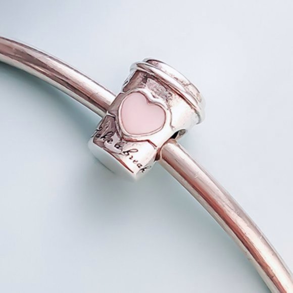 Coffee cup pandora charm best sale